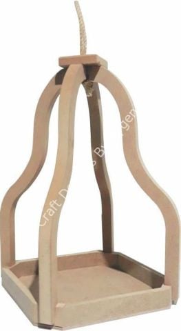 Boyanabilir Ahşap Ham Objeler - VAPUR TEPSİSİ KARE