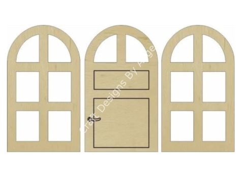 Boyanabilir Ahşap Ham Objeler - PAKET SÜS