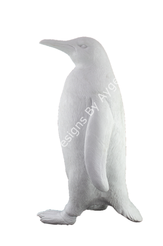 Boyanabilir Polyester Ham Objeler -BÜYÜK PENGUEN 58X32 CM