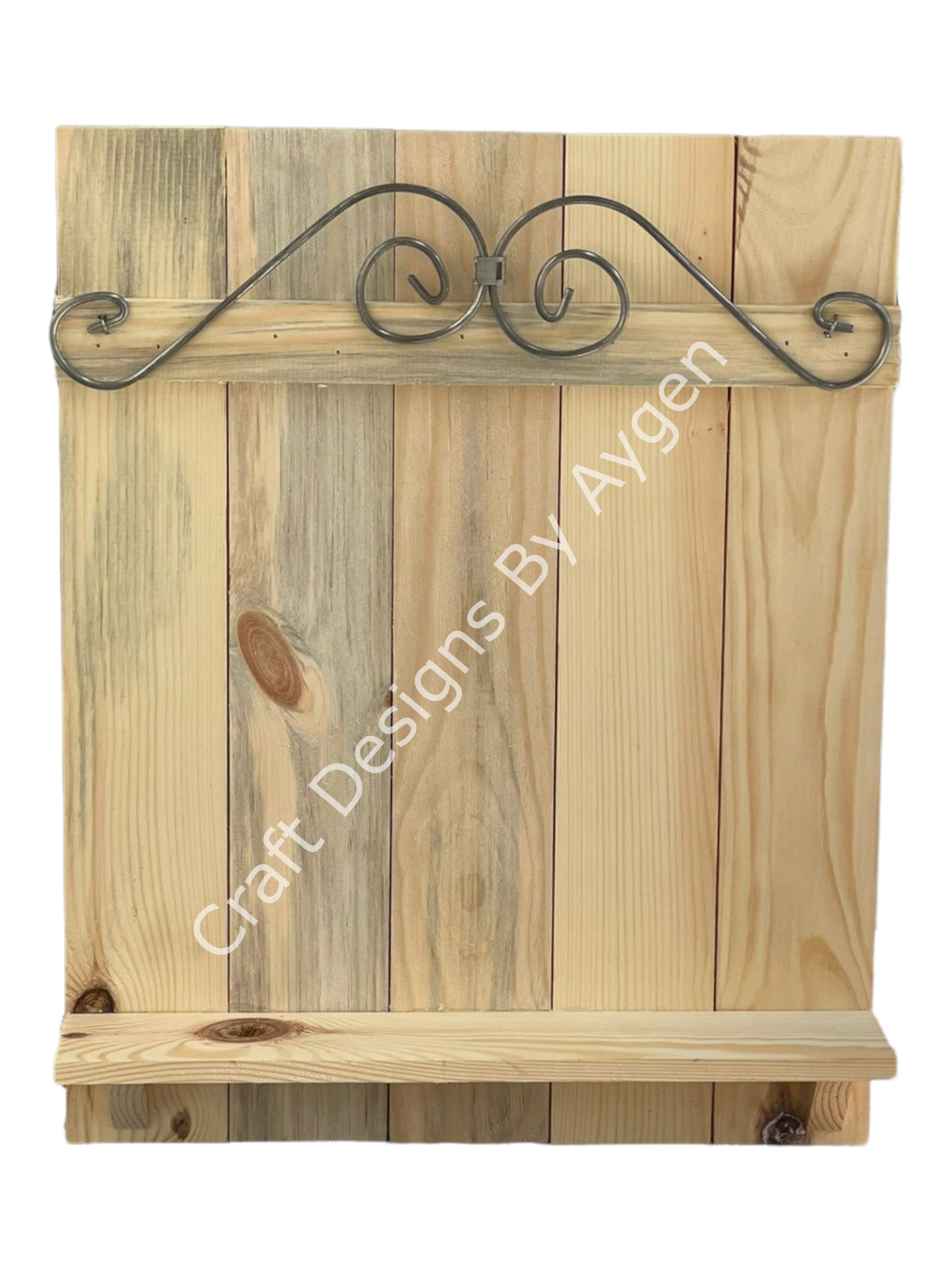 Boyanabilir Ahşap Ham Objeler -MASİF FERFORJELİ  PANO