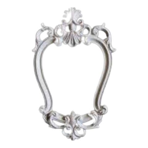 Boyanabilir Polyester Ham Objeler -OYMALI ÇERÇEVE 36X23 CM