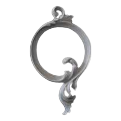 Boyanabilir Polyester Ham Objeler -YUVARLAK AYNA ÇERÇEVE 42X24 CM