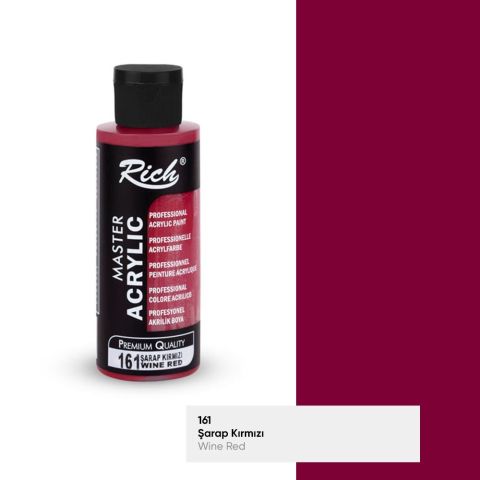MASTER AKRİLİK - ŞARAP KIRMIZI 120ml