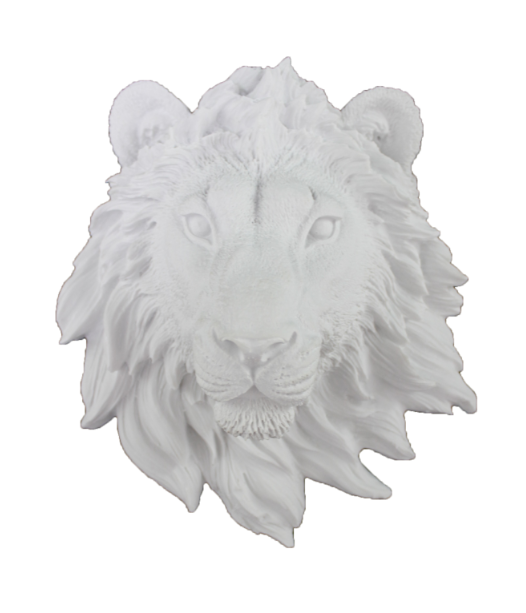 Boyanabilir Polyester Ham Objeler -ASLAN KAFASı 22 X 20