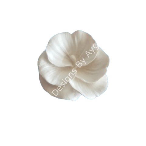 Boyanabilir Polyester Ham Objeler -KÜÇÜK ÇİÇEK  10X10