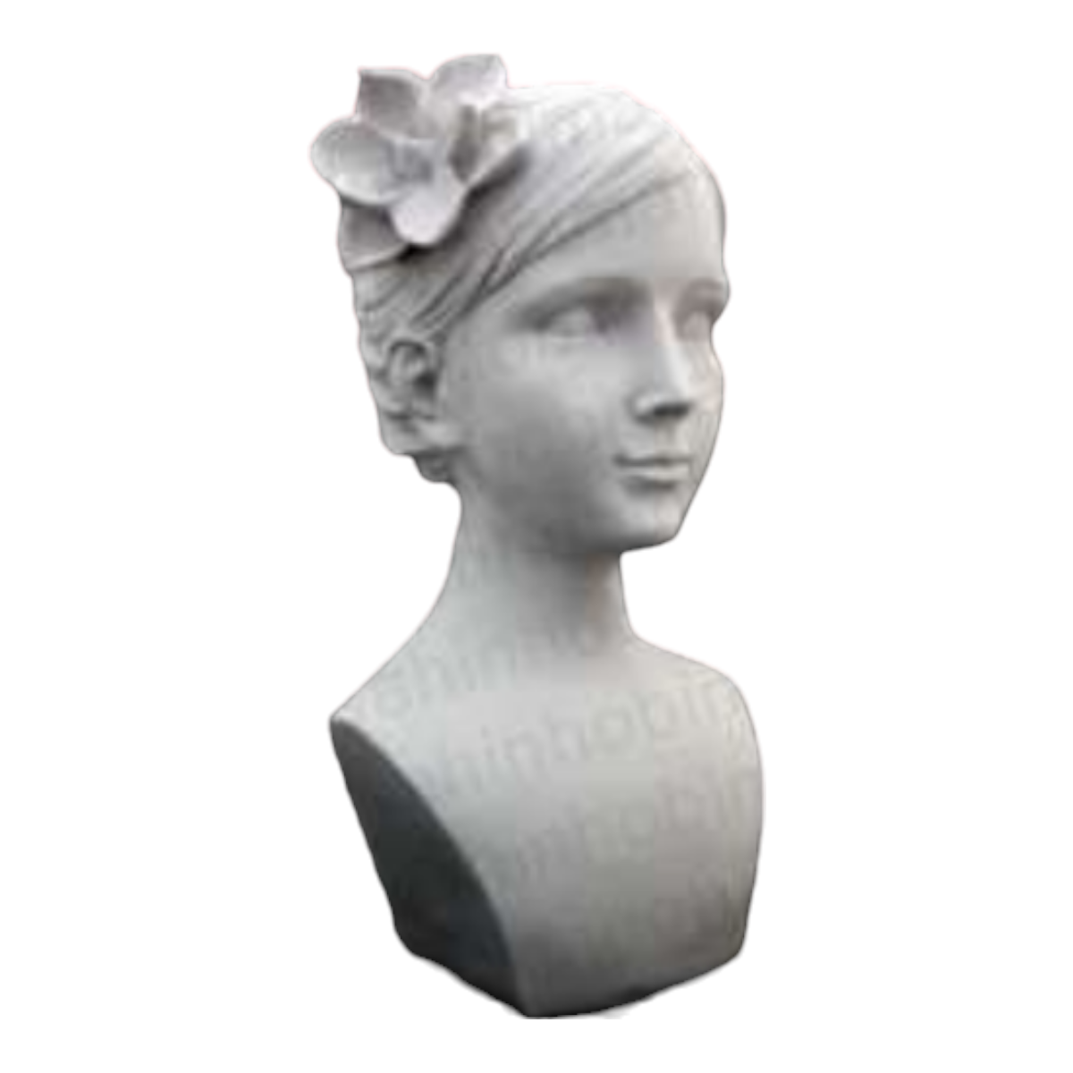 Boyanabilir Polyester Ham Objeler -ÇİÇEKLİ KADIN