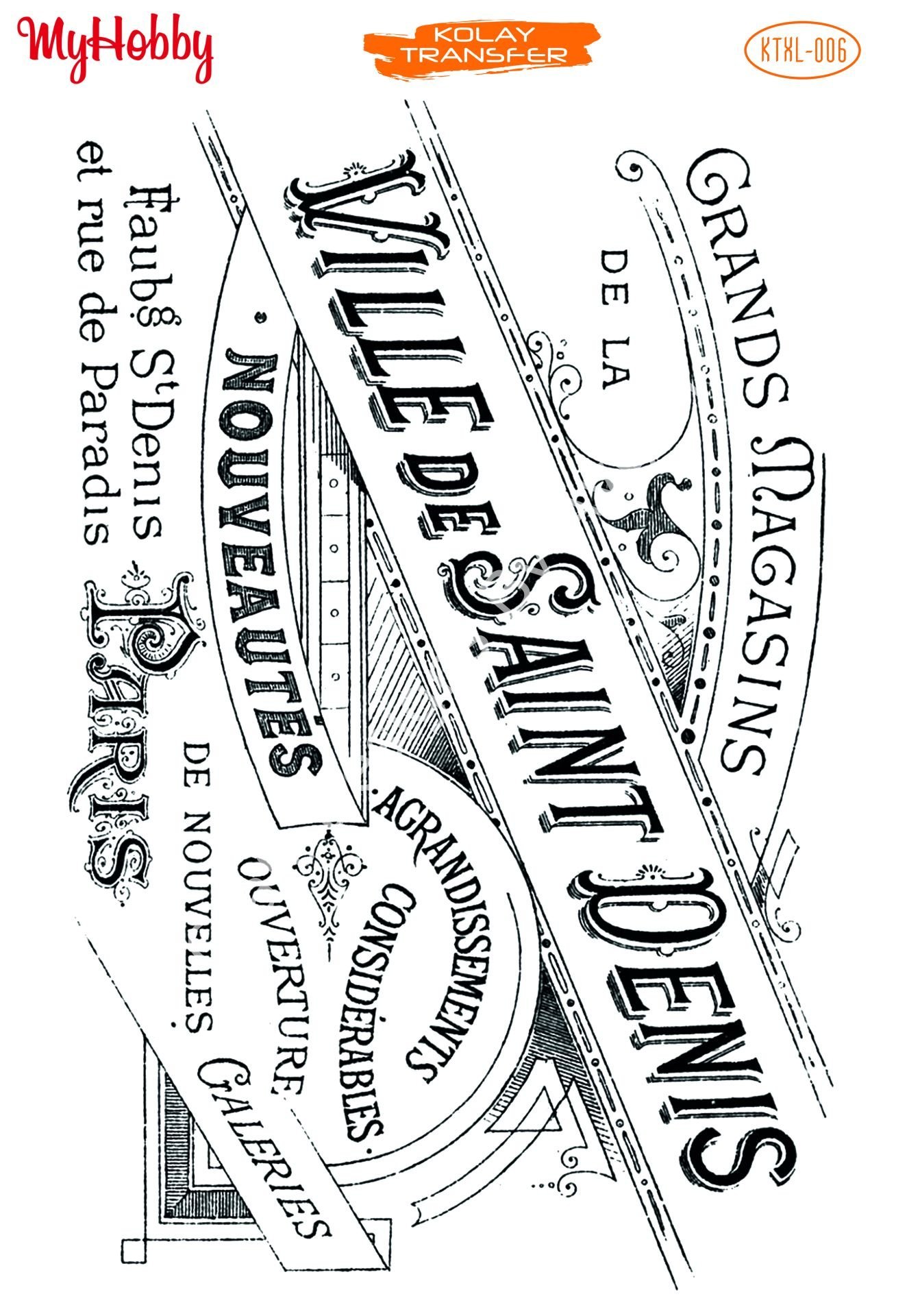 My Hobby KOLAY TRANSFER KT XL006