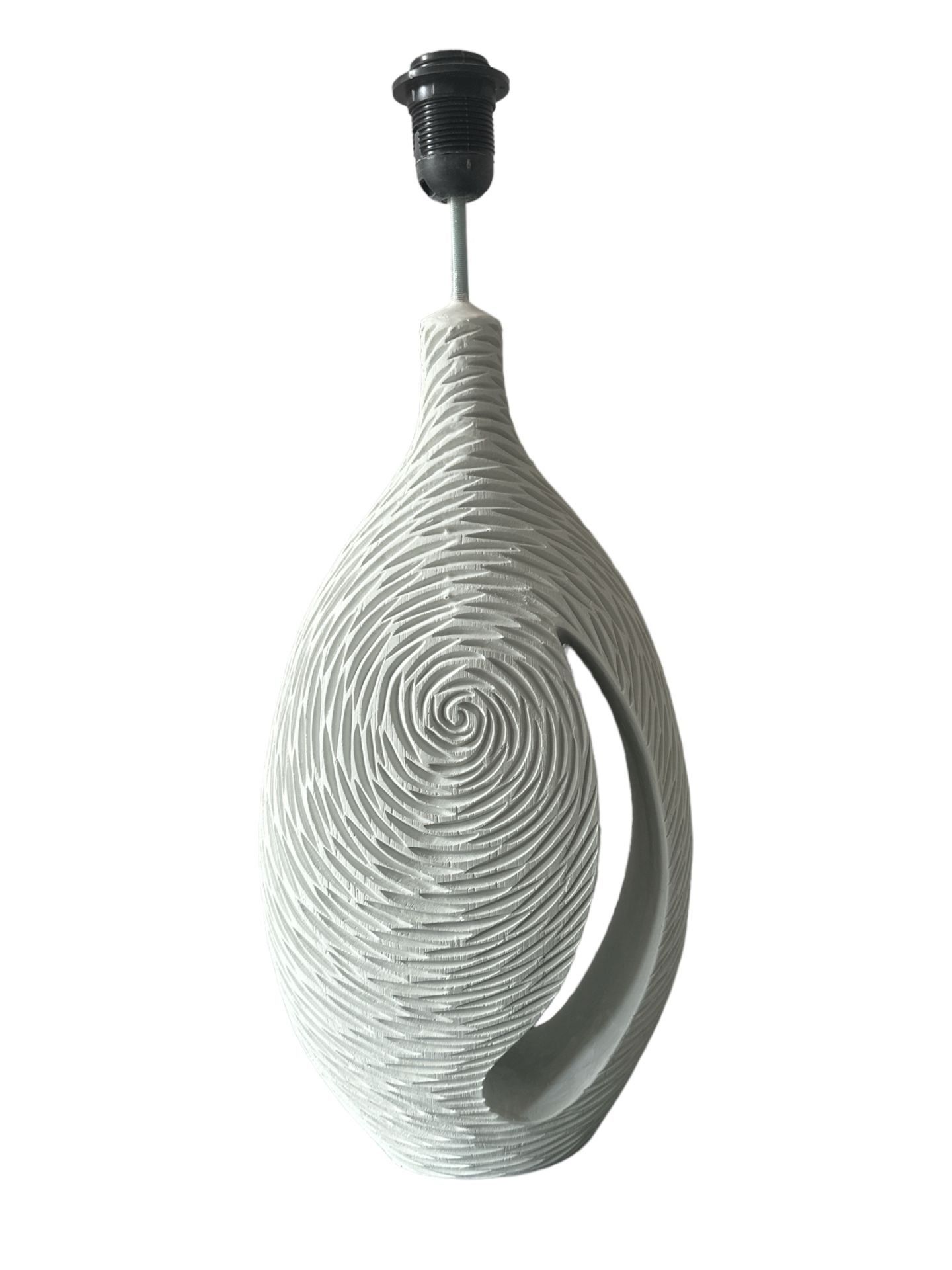 Boyanabilir Polyester Ham Objeler -DESENLİ UZUN TESTİ ABAJUR