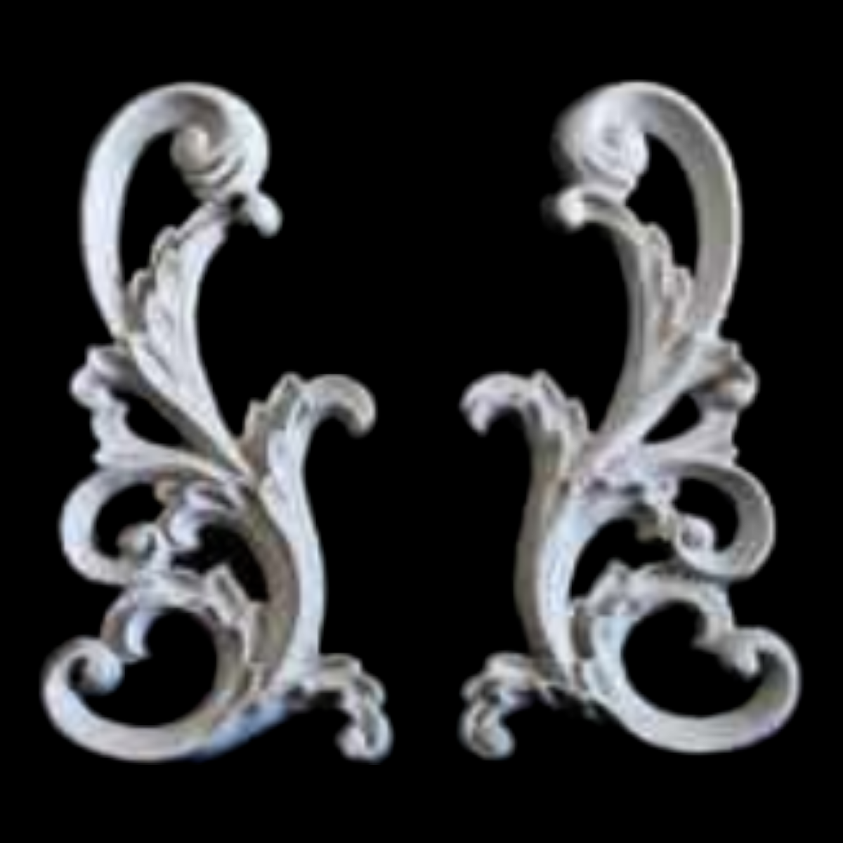 Boyanabilir Polyester Ham Objeler -İKİLİ POLYESTER APLİK 20X10 CM