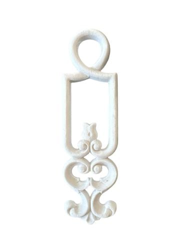 Boyanabilir Polyester Ham Objeler -UZUN POLYESTER APLİK 20X6 CM