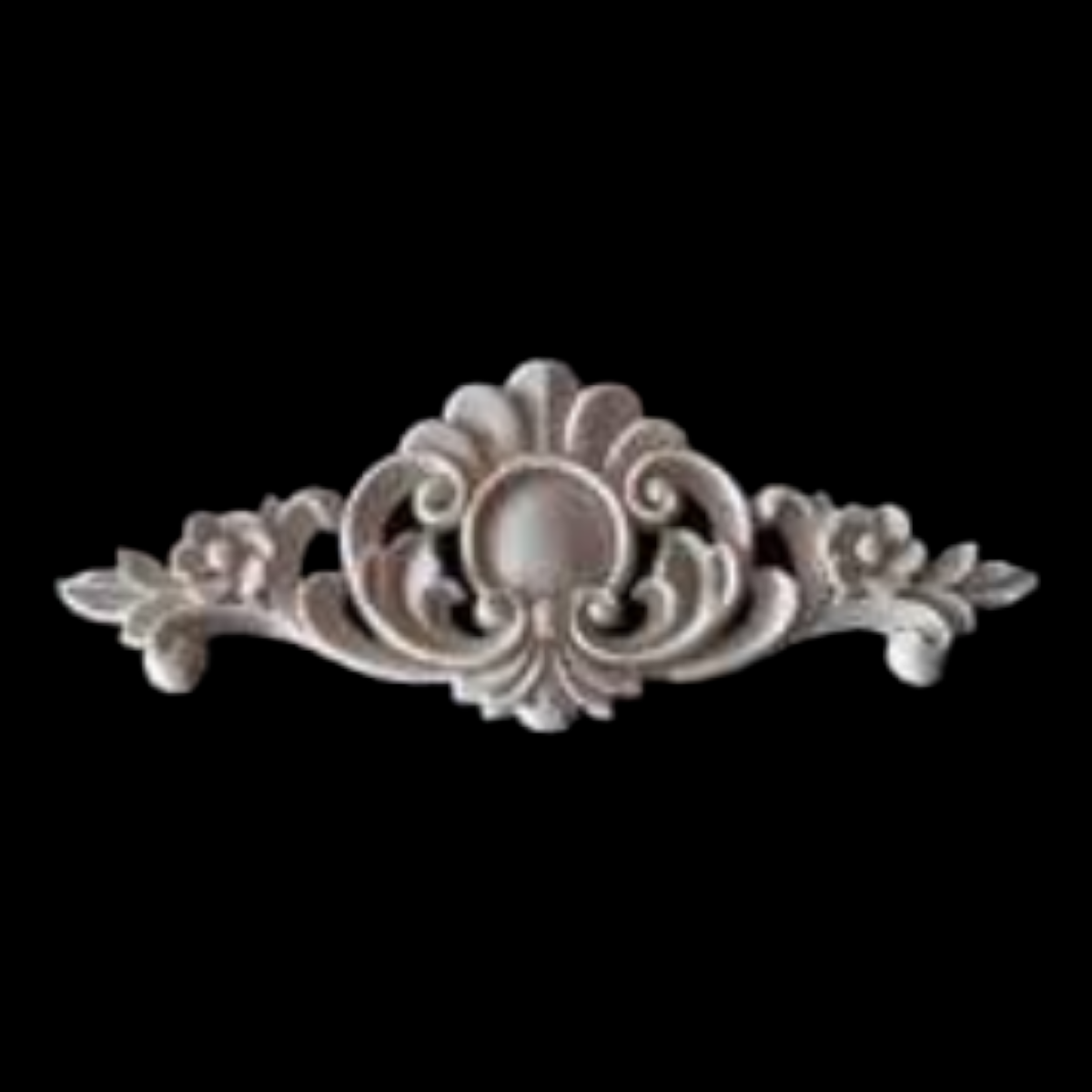 Boyanabilir Polyester Ham Objeler -POLYESTER UZUN APLİK 30X12 CM