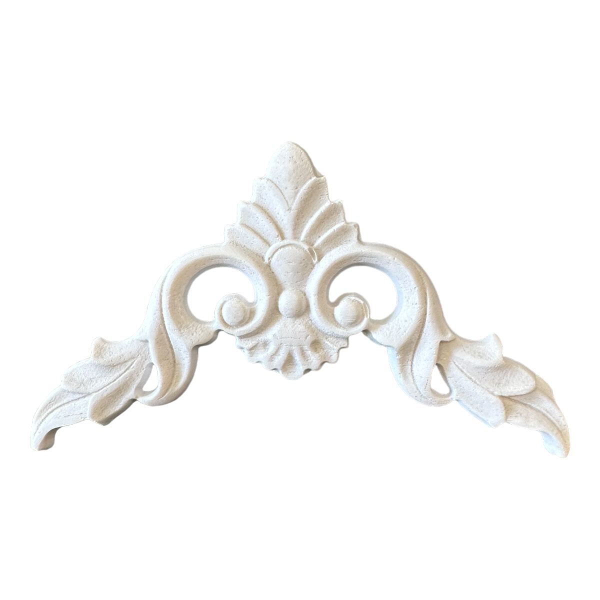 Boyanabilir Polyester Ham Objeler -KÖŞE TAÇLI KABARTMA 15X9 CM