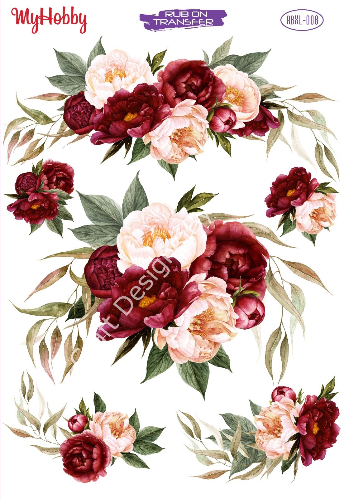 My Hobby RUB-ON TRANSFER-RBXL 008