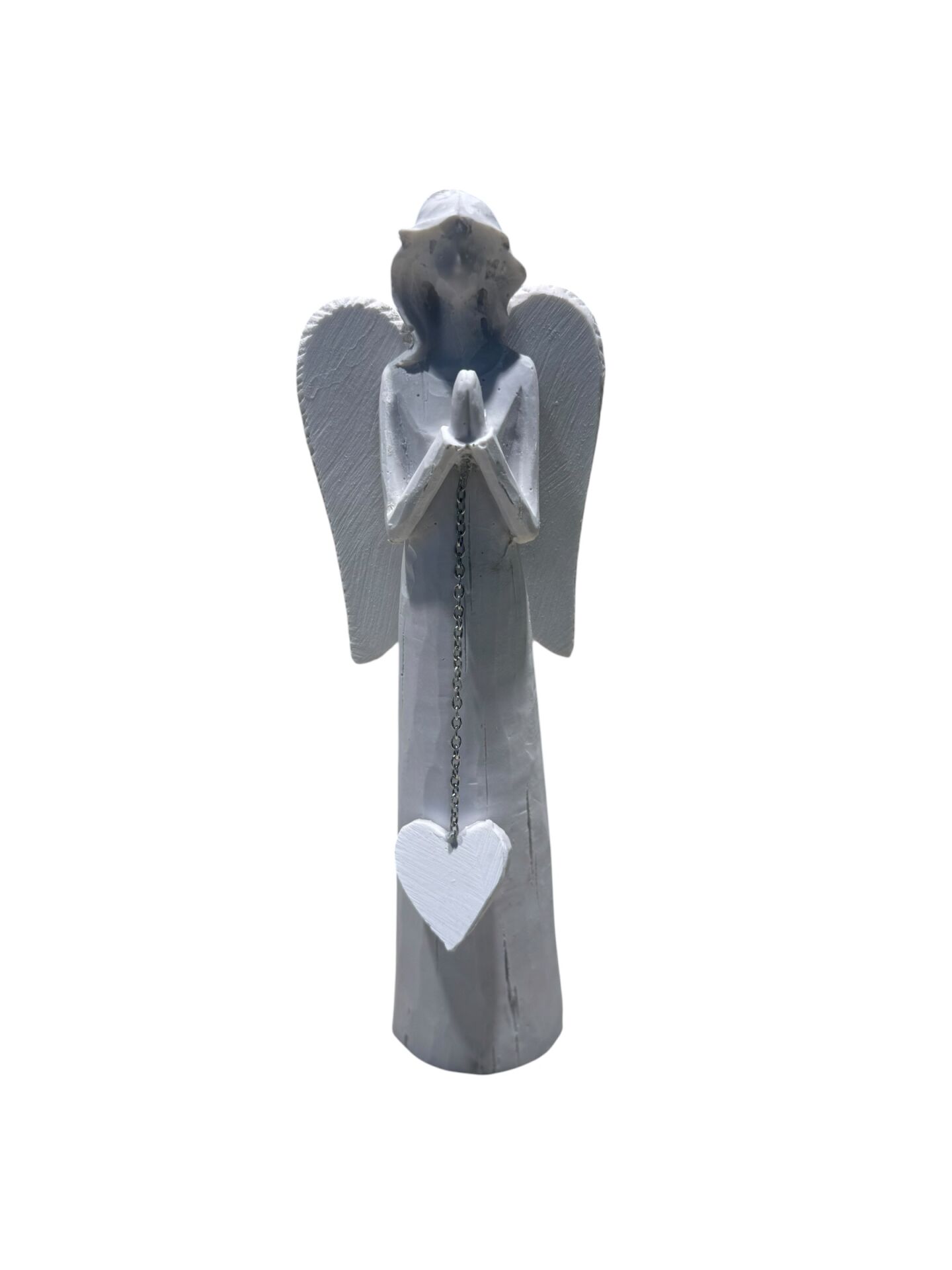 Boyanabilir Polyester Ham Objeler - KALPLİ MELEK 18x24 CM