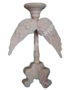 Boyanabilir Polyester Ham Objeler -BÜYÜK KANATLI MUMLUK 36X23 CM