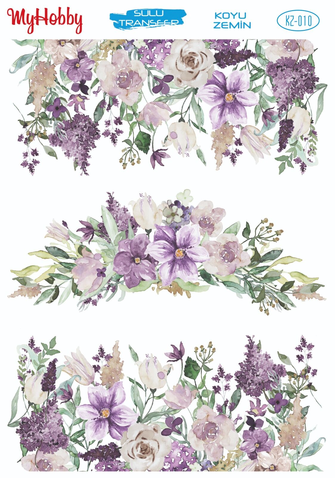 My Hobby KOYU ZEMİN SULU TRANSFER KZ010