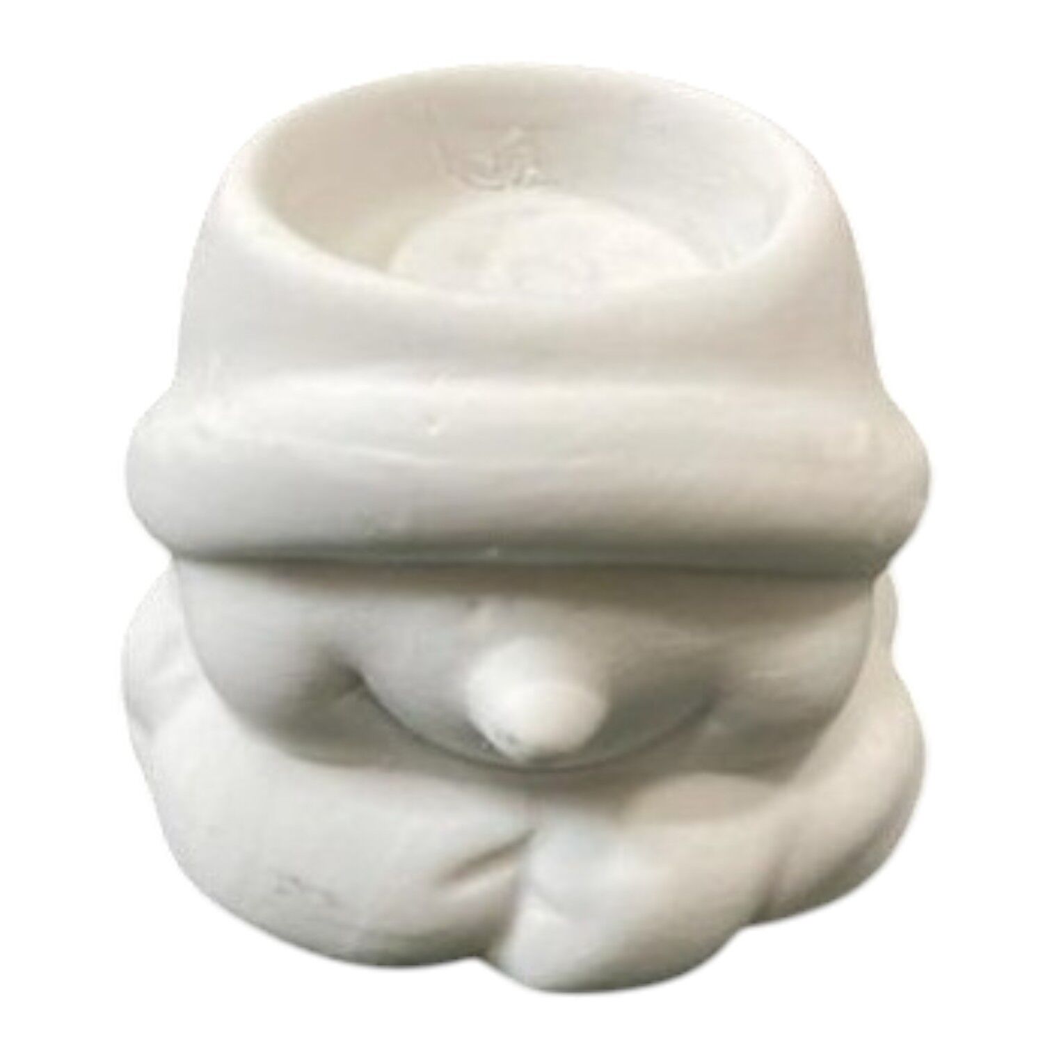 Boyanabilir Polyester Ham Objeler - KARDAN ADAM MUMLUK 6x7 CM