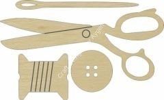 Boyanabilir Ahşap Ham Objeler - PAKET SÜS