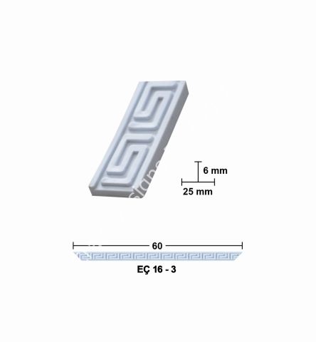 EÇ 16-3 60 cm ESNEK MOBİLYA ÇITASI