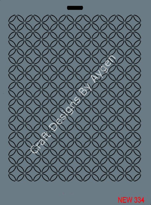 STENCIL NEW SERI X-LARGE 334