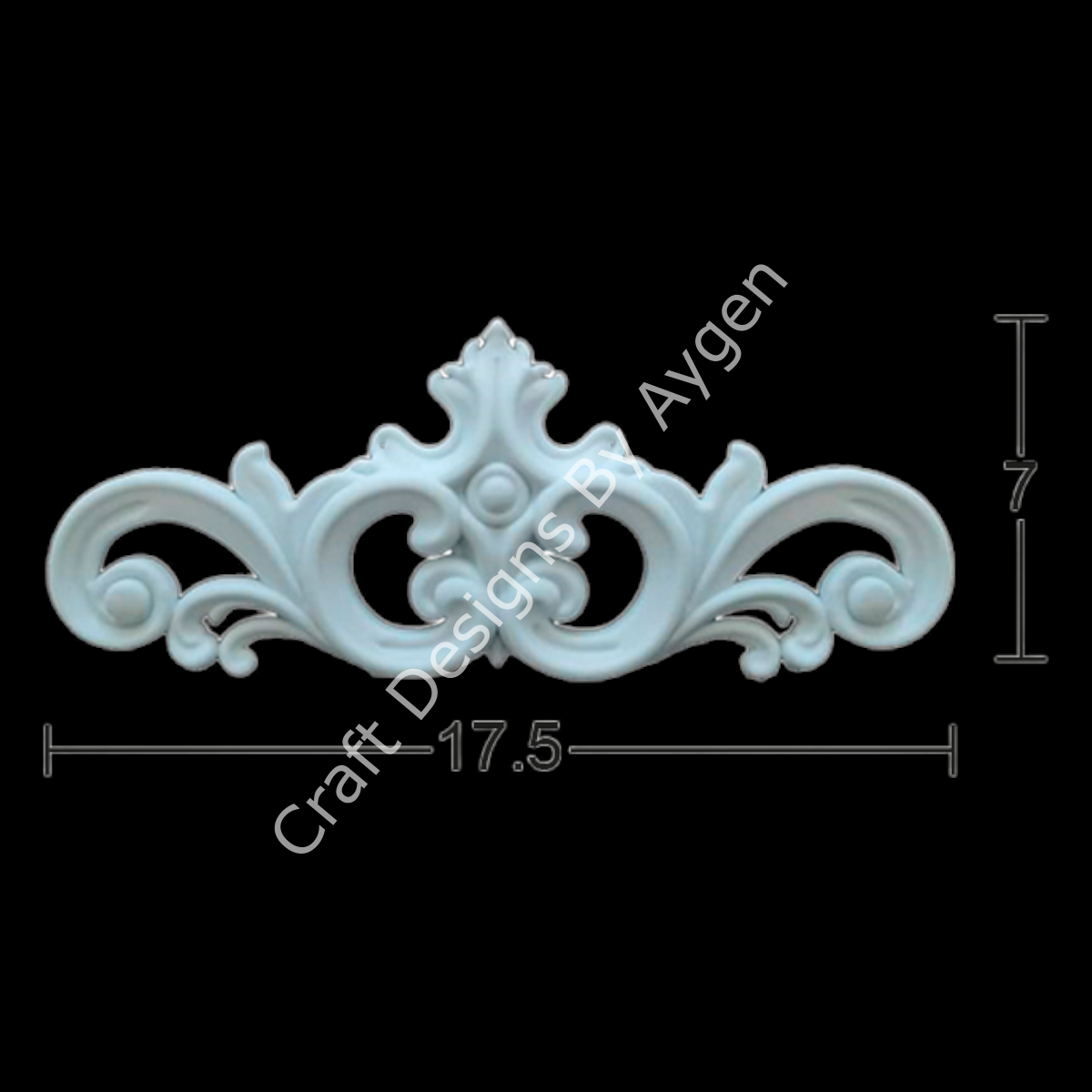 Boyanabilir Çıta&Aplik Objeler -ESNEK APLİK EA 13 17.5 X 7 CM