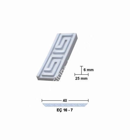 Boyanabilir Çıta&Aplik Objeler -EÇ 16-7 40 cm ESNEK MOBİLYA ÇITASI