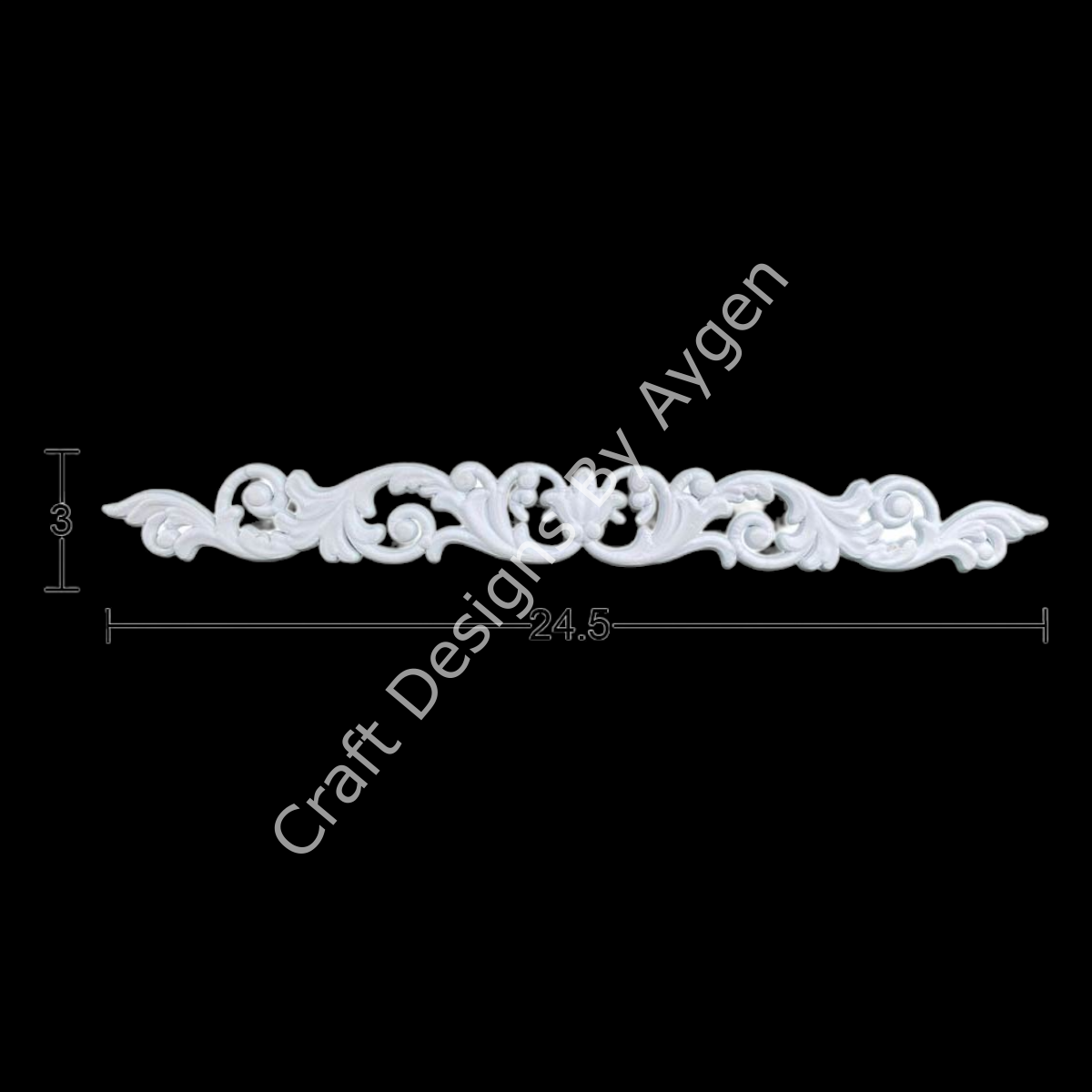 ESNEK APLİK EA 19 24.5 X 3 CM