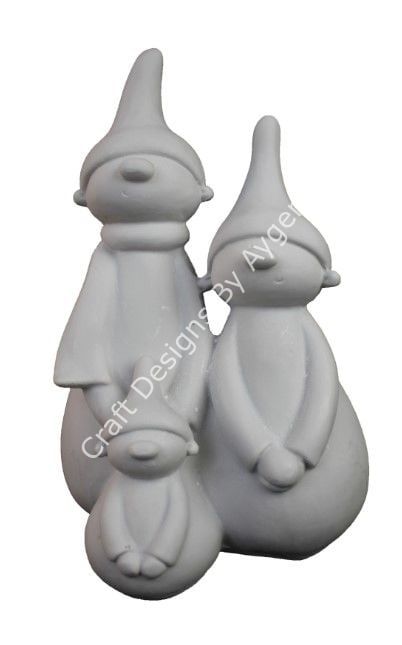 Boyanabilir Polyester Ham Objeler -KARDAN ADAM AİLE