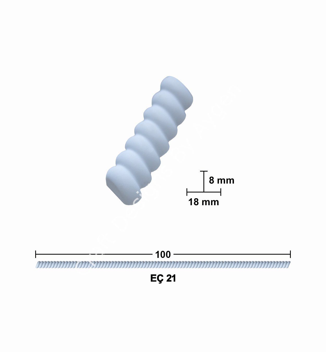 EÇ 21 100 cm ESNEK MOBİLYA ÇITASI