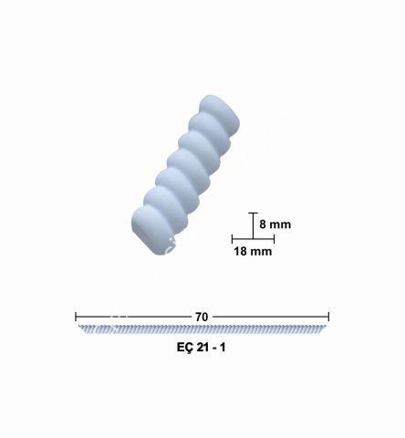 Boyanabilir Çıta&Aplik Objeler -EÇ 21-1 70 cm ESNEK MOBİLYA ÇITASI