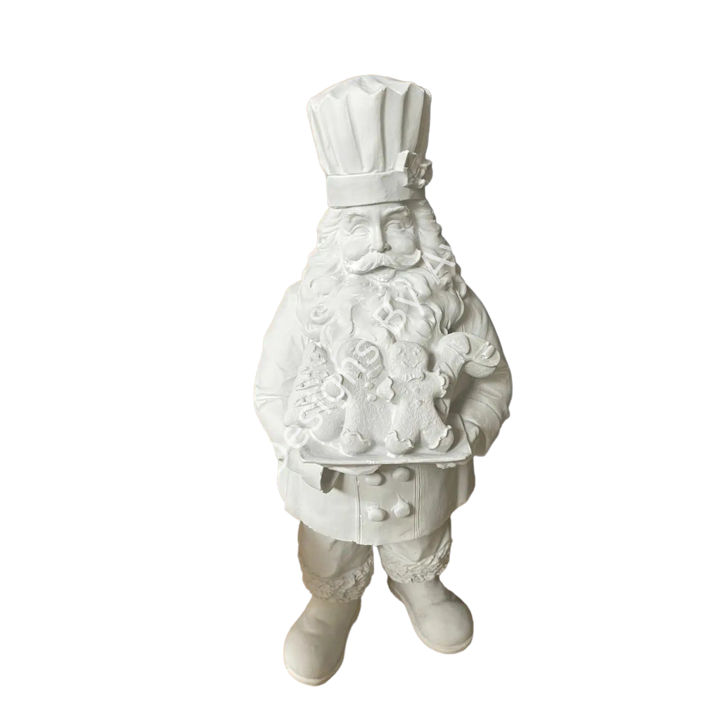 Boyanabilir Polyester Ham Objeler - KURABİYELİ NOEL BABA