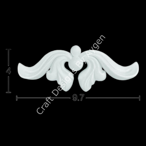 Boyanabilir Çıta&Aplik Objeler -ESNEK APLİK EA 28 9.7 X 4 CM