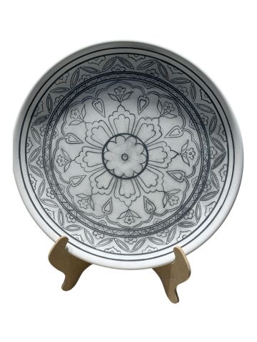 Çini Tahrirli Bisküvi - GELENEKSEL TABAK 30 CM