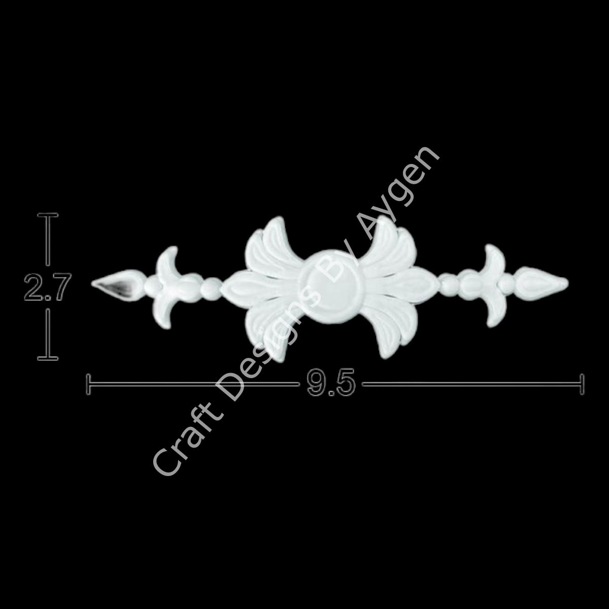 ESNEK APLİK EA 30 9.5 X 2.7 CM