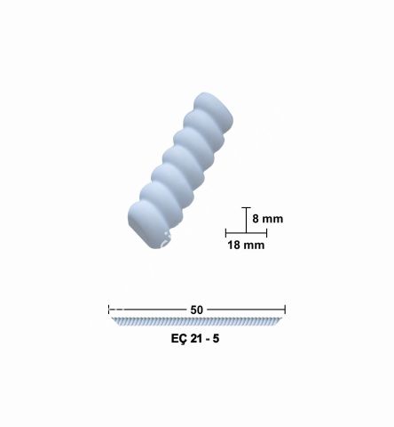 Boyanabilir Çıta&Aplik Objeler -EÇ 21-5 50 cm ESNEK MOBİLYA ÇITASI
