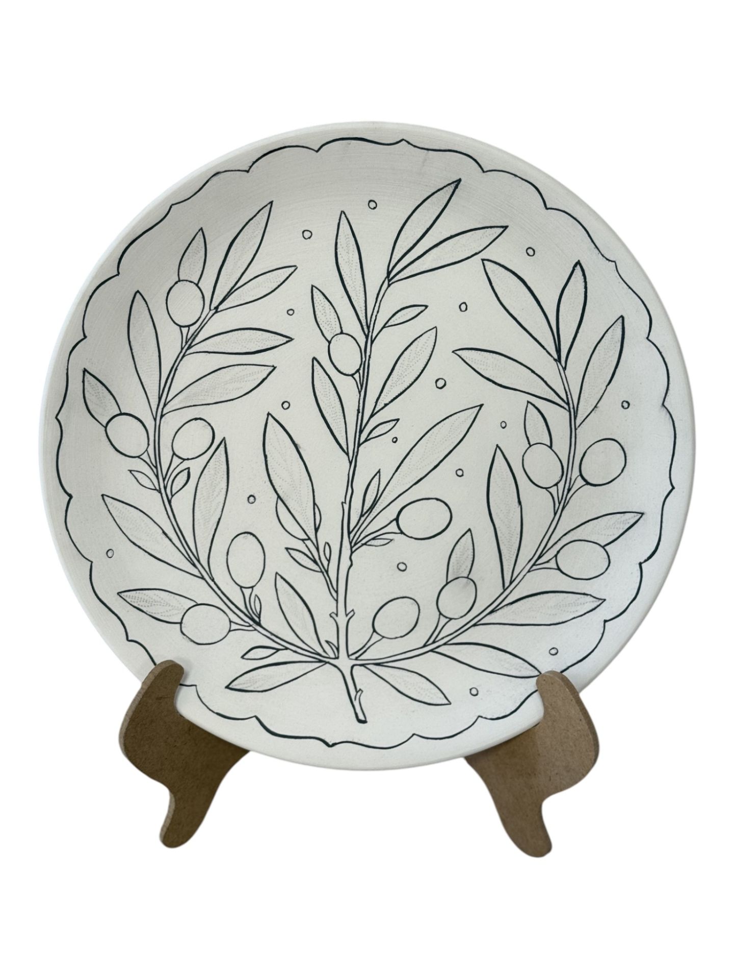 MERTABAN TABAK 25 CM - ZEYTİNLİ