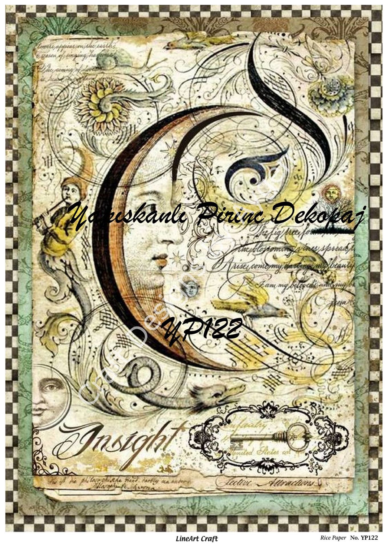 YAPIŞKANLI PRİNÇ KAĞIDI YP 122