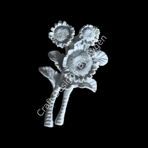 Boyanabilir Çıta&Aplik Objeler -ESNEK APLİK HÇ 1018 11 X 6 CM