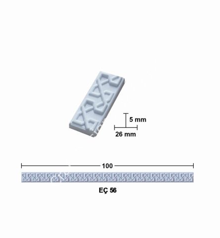 EÇ 56 100 cm ESNEK MOBİLYA ÇITASI