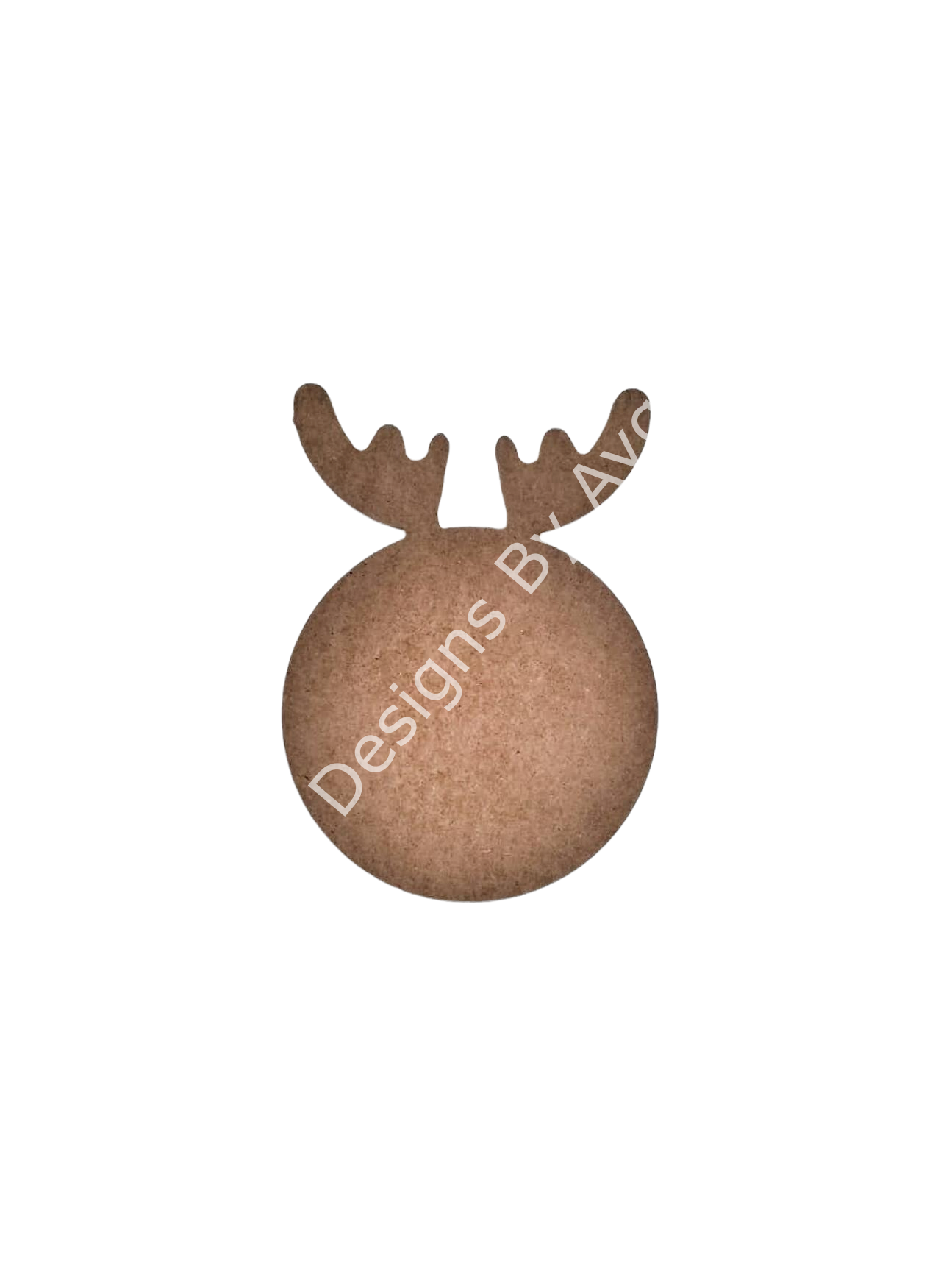 Boyanabilir Ahşap Ham Objeler -GEYİK SUNUMLUK-2 15 x 21 cm