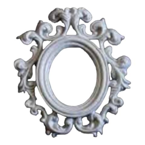 Boyanabilir Polyester Ham Objeler -TEKLİ ÇERÇEVE 15 X 14 CM