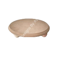 Boyanabilir Ahşap Ham Objeler -YUVARLAK SUNUM STANDI  27 cm