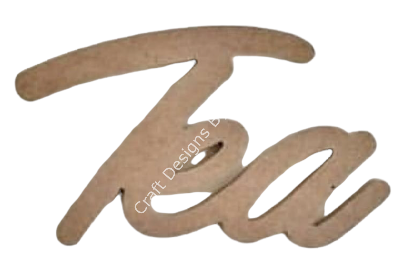 Boyanabilir Ahşap Ham Objeler -TEA 11 x 18 cm