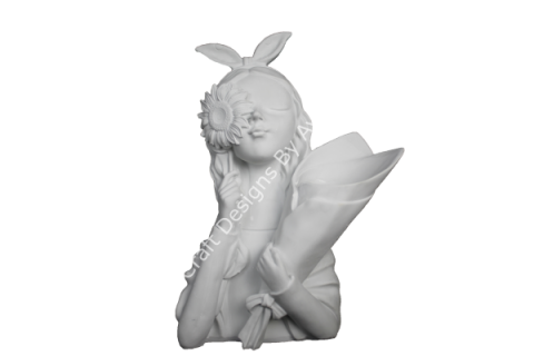 Boyanabilir Polyester Ham Objeler -BUKETLİ KIZ