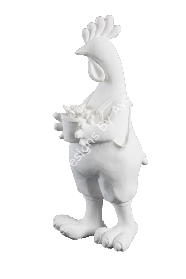 Boyanabilir Polyester Ham Objeler -KÜÇÜK HOROZ