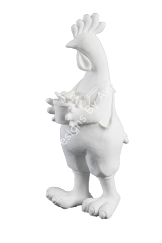 Boyanabilir Polyester Ham Objeler -KÜÇÜK HOROZ