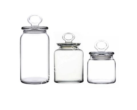 Cam Kapaklı Kavanoz SET