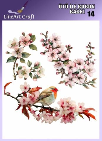 ÜTÜ ILE RUB ON TRANSFER – NO: 14 30×30 CM