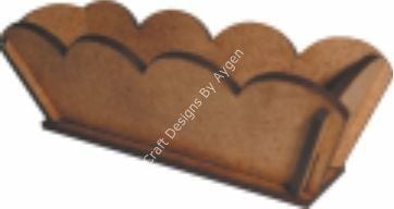 Boyanabilir Ahşap Ham Objeler - MİNYATÜR SAKSI TEKLİ