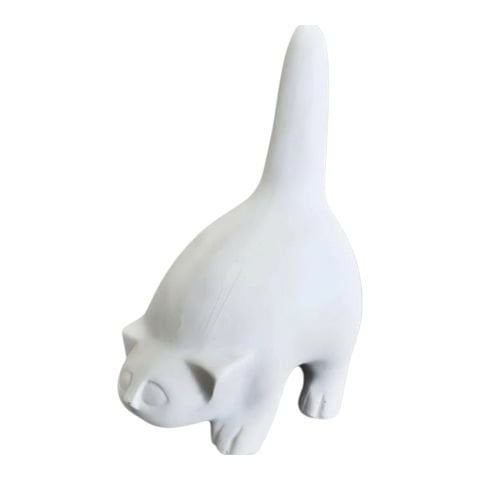 Boyanabilir Polyester Ham Objeler - KEDİ KÜÇÜK 26x12x5